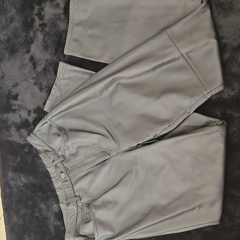 Jones New York Black Leather Pants - Sz 6